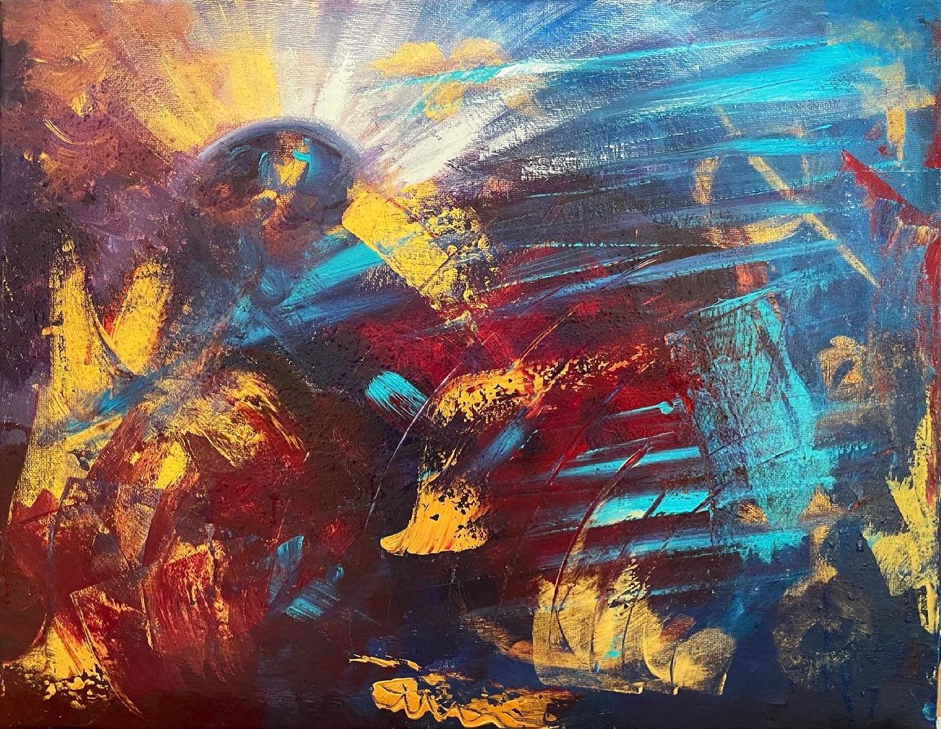 “Stronger” 18 x 14