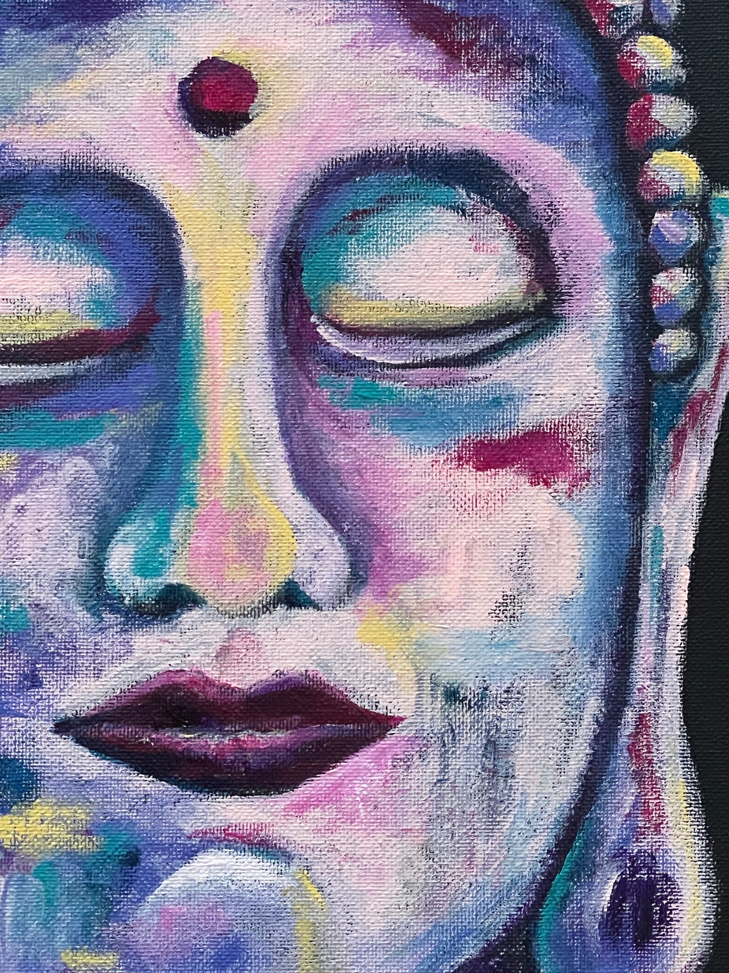 “Contemplative Buddha” 11 x 14