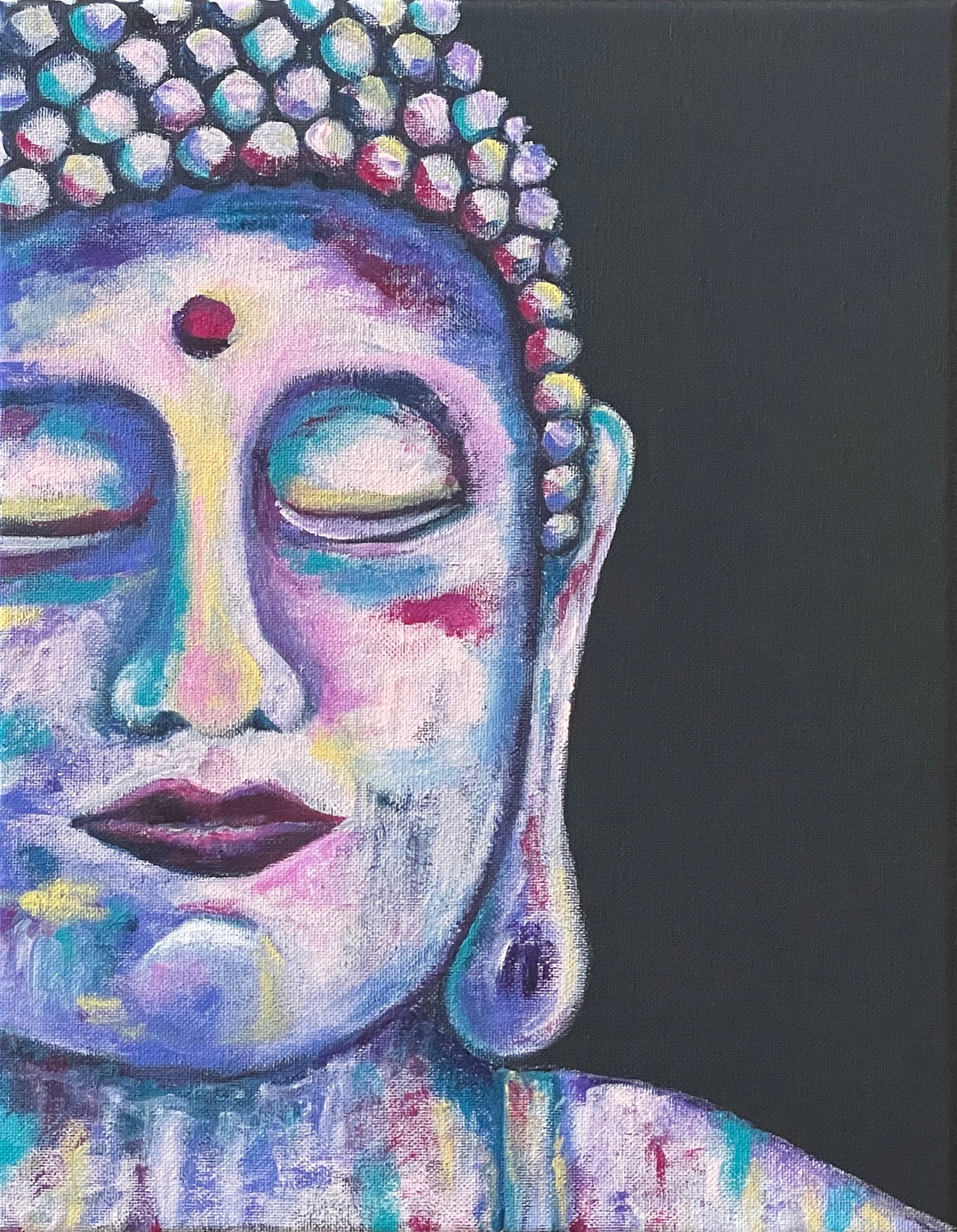 “Contemplative Buddha” 11 x 14