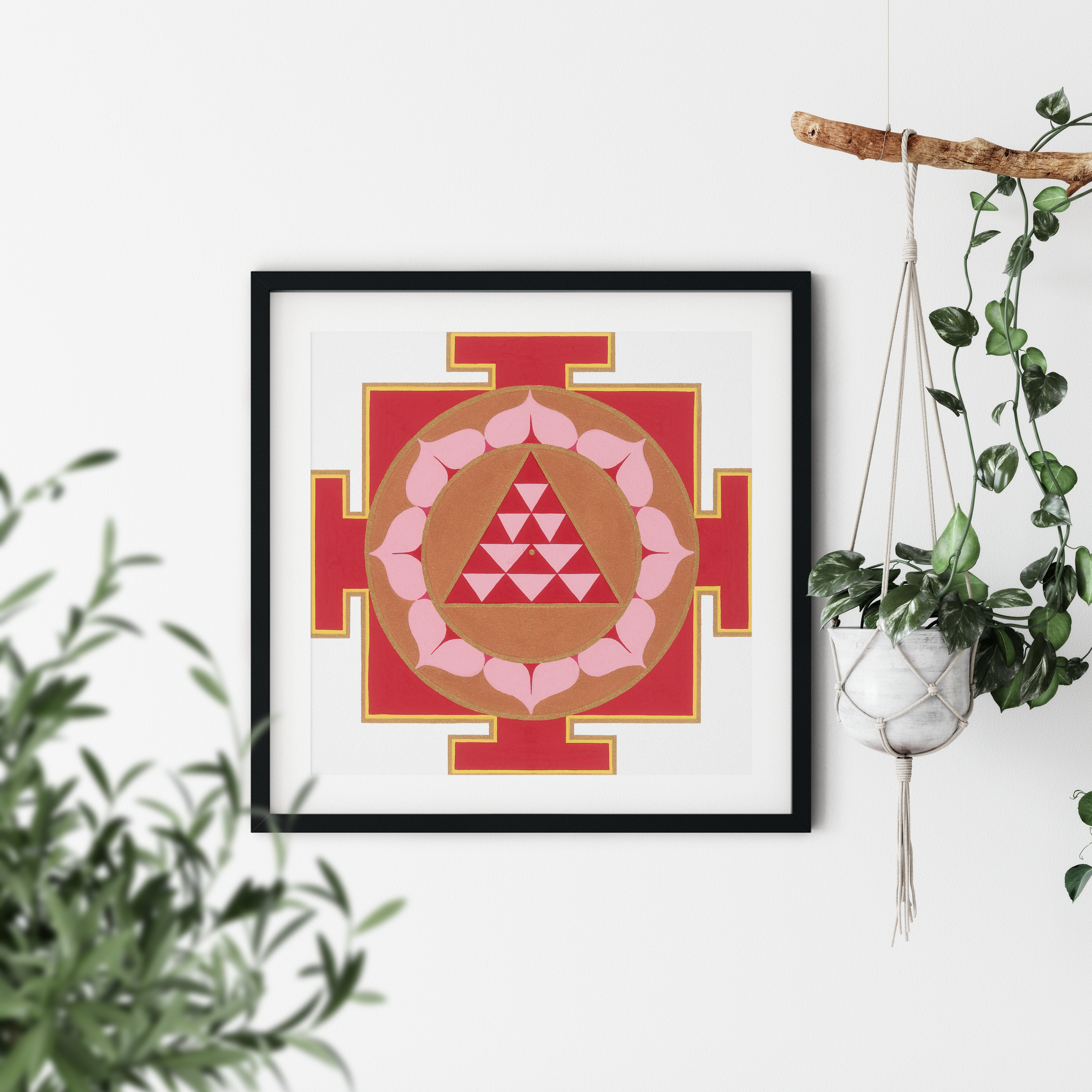 Painting the Mars Yantra: A Journey into Strength, Courage, and Determination
