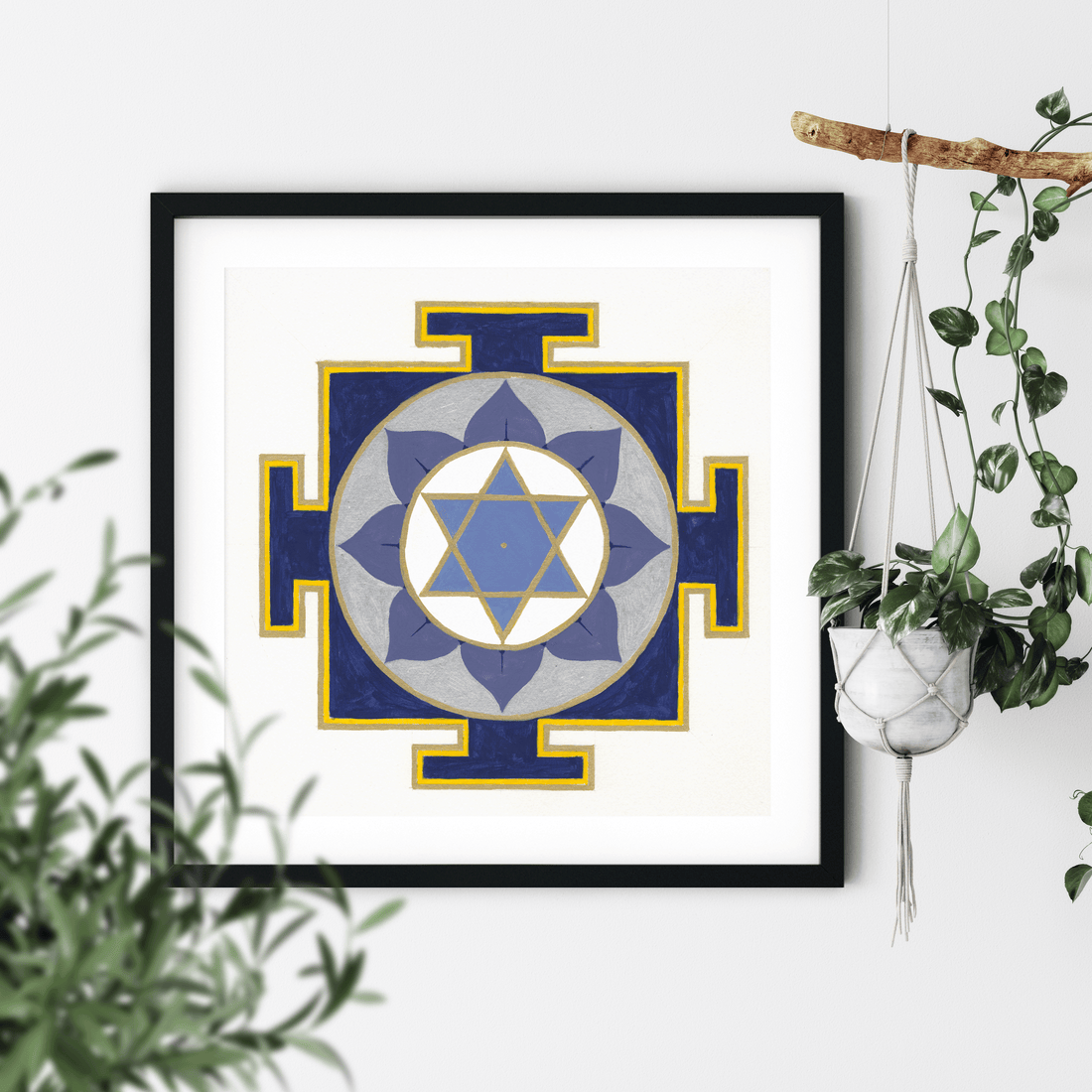 Painting the Saturn Yantra: A Journey into Discipline, Patience, and Inner Strength