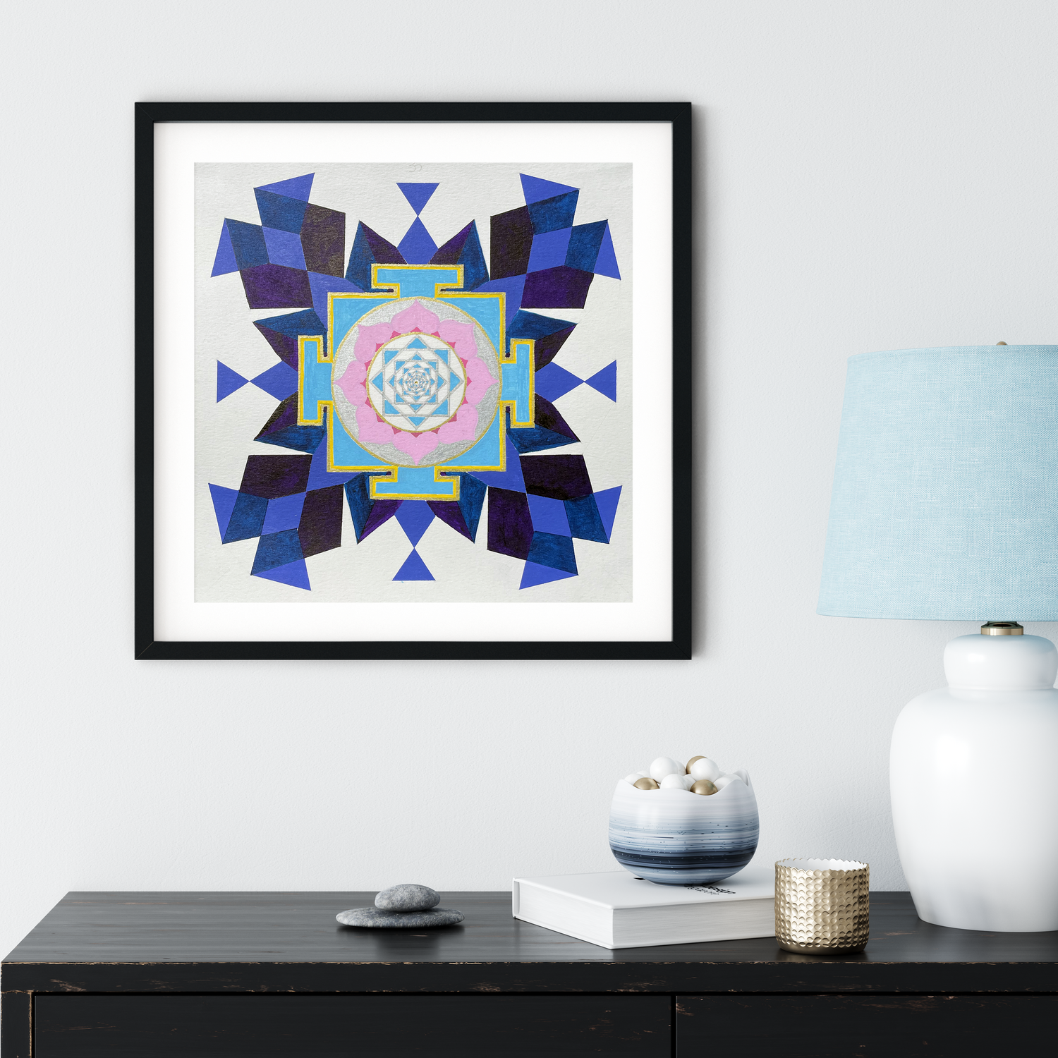 Venus Yantra with Saturn Mandala - Harmonising Love and Discipline