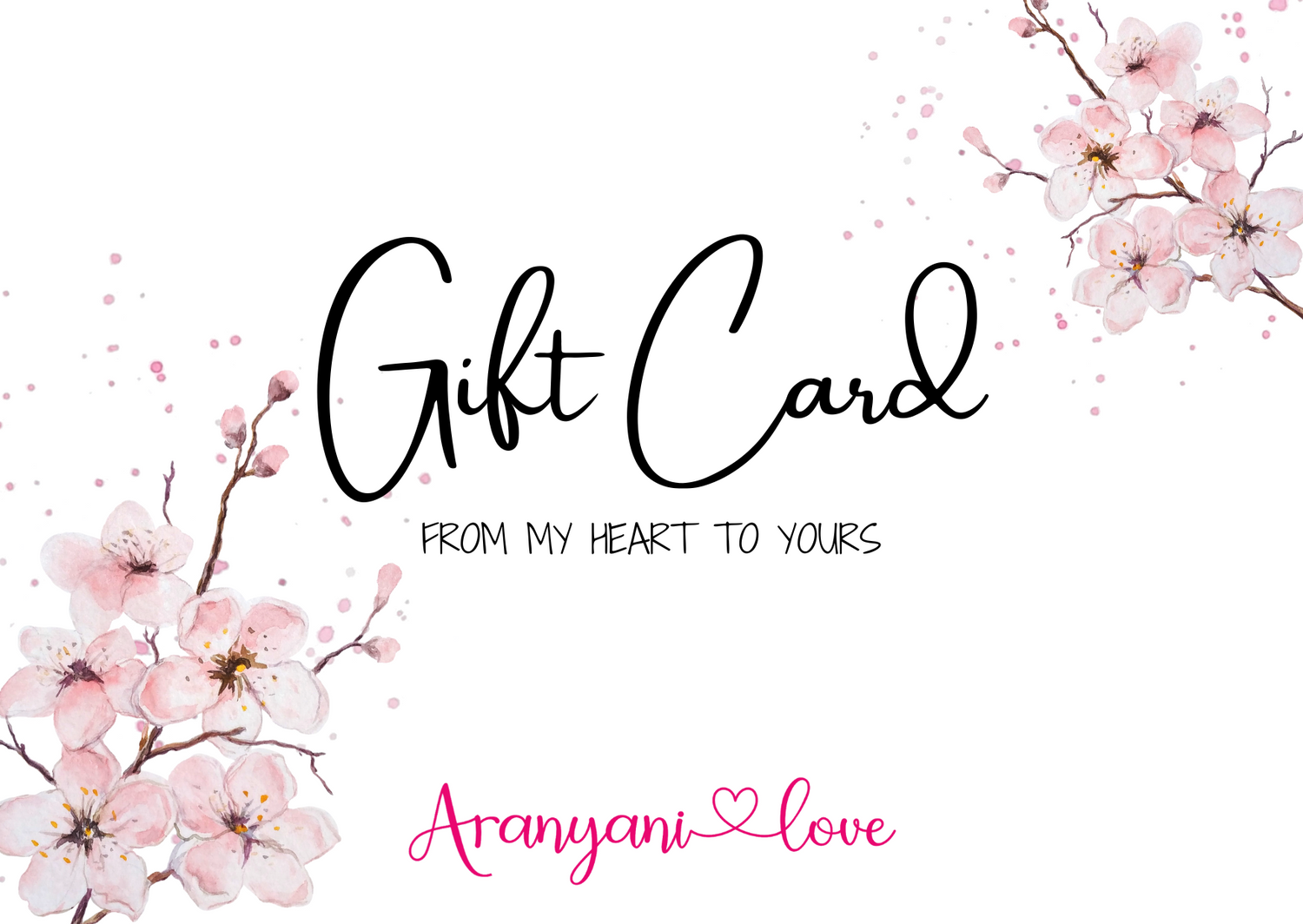 Aranyani Love E-Gift Card