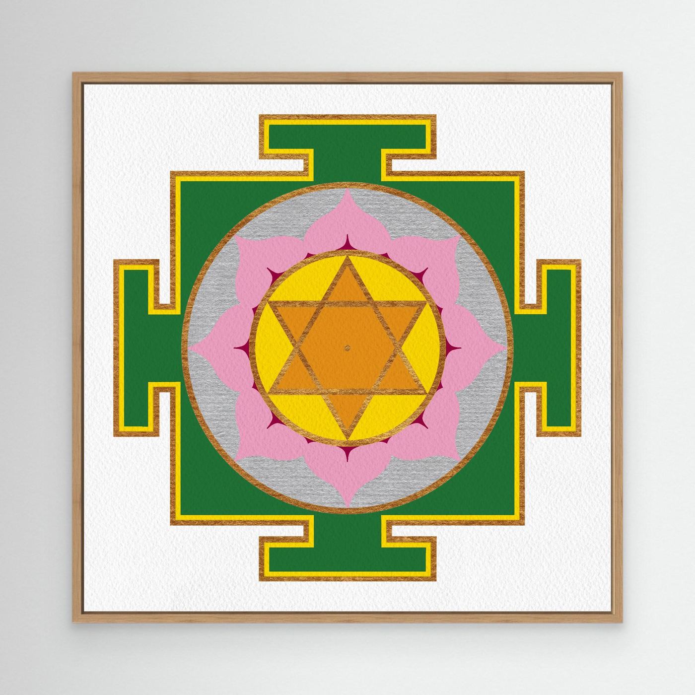 “Lakshmi Yantra” Canvas Print
