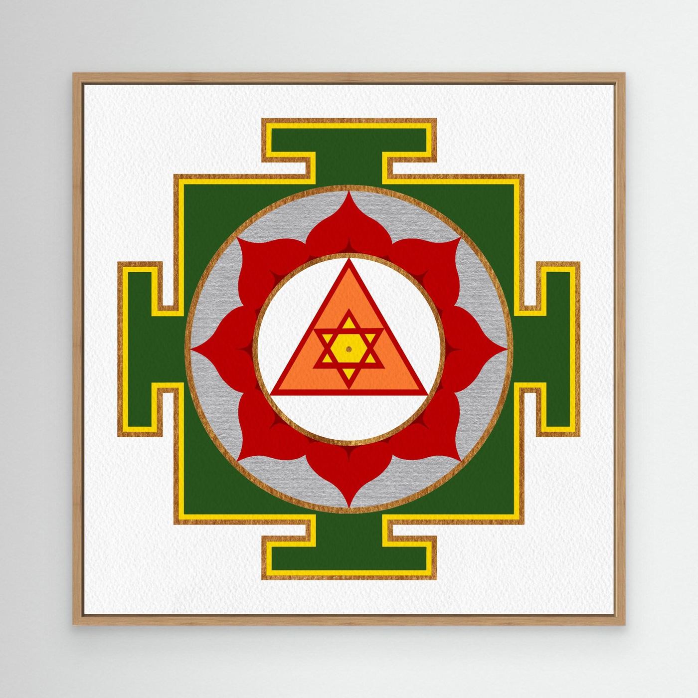 “Ganesha Yantra” Canvas Print