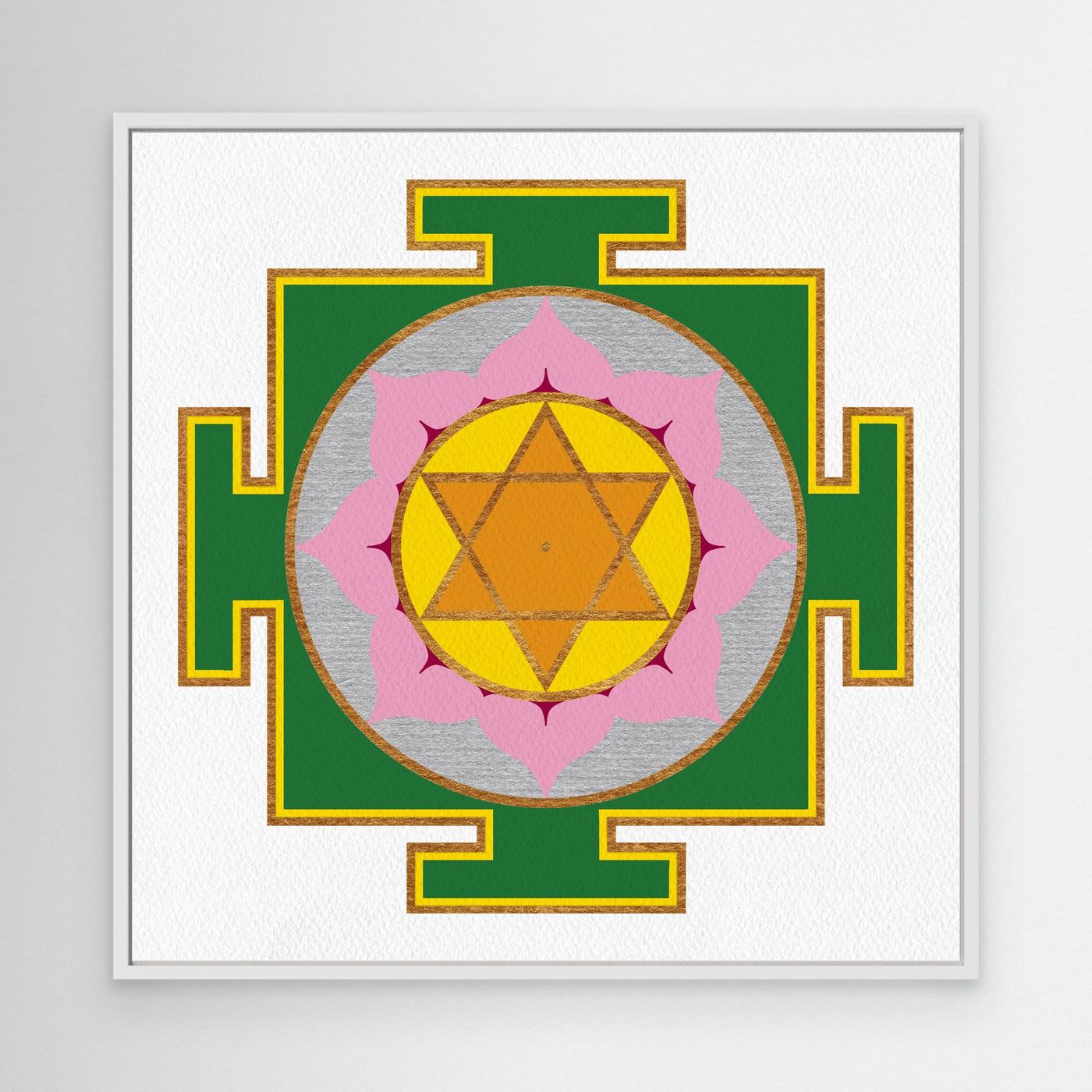 “Lakshmi Yantra” Canvas Print