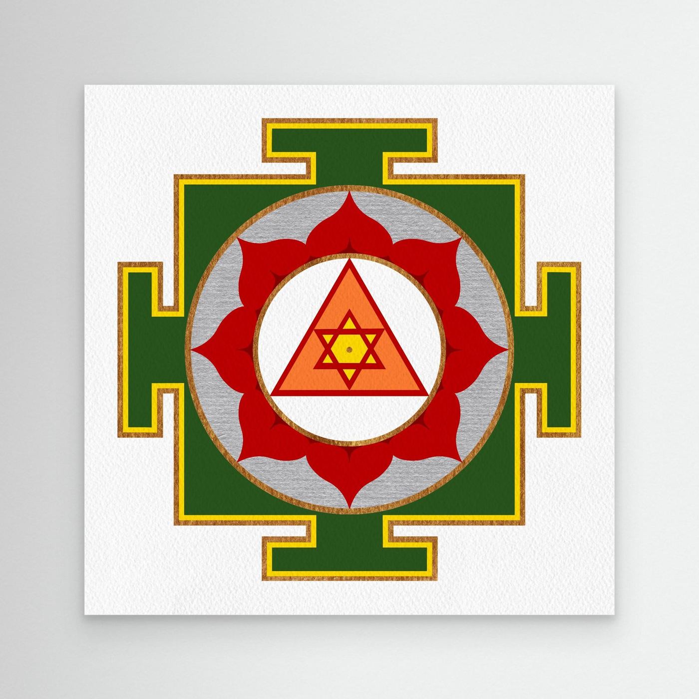 “Ganesha Yantra” Canvas Print