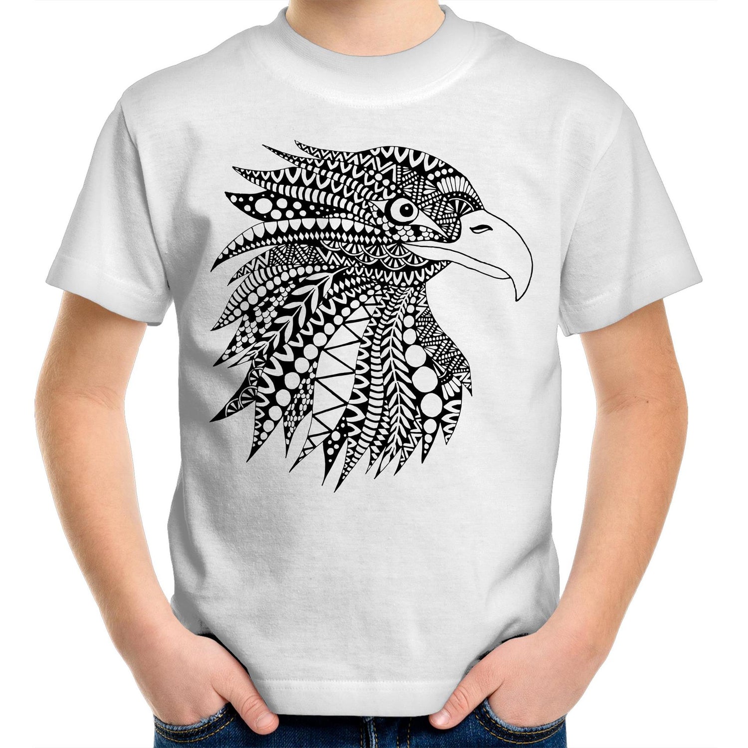 Zen Eagle Kids Youth Crew T-Shirt