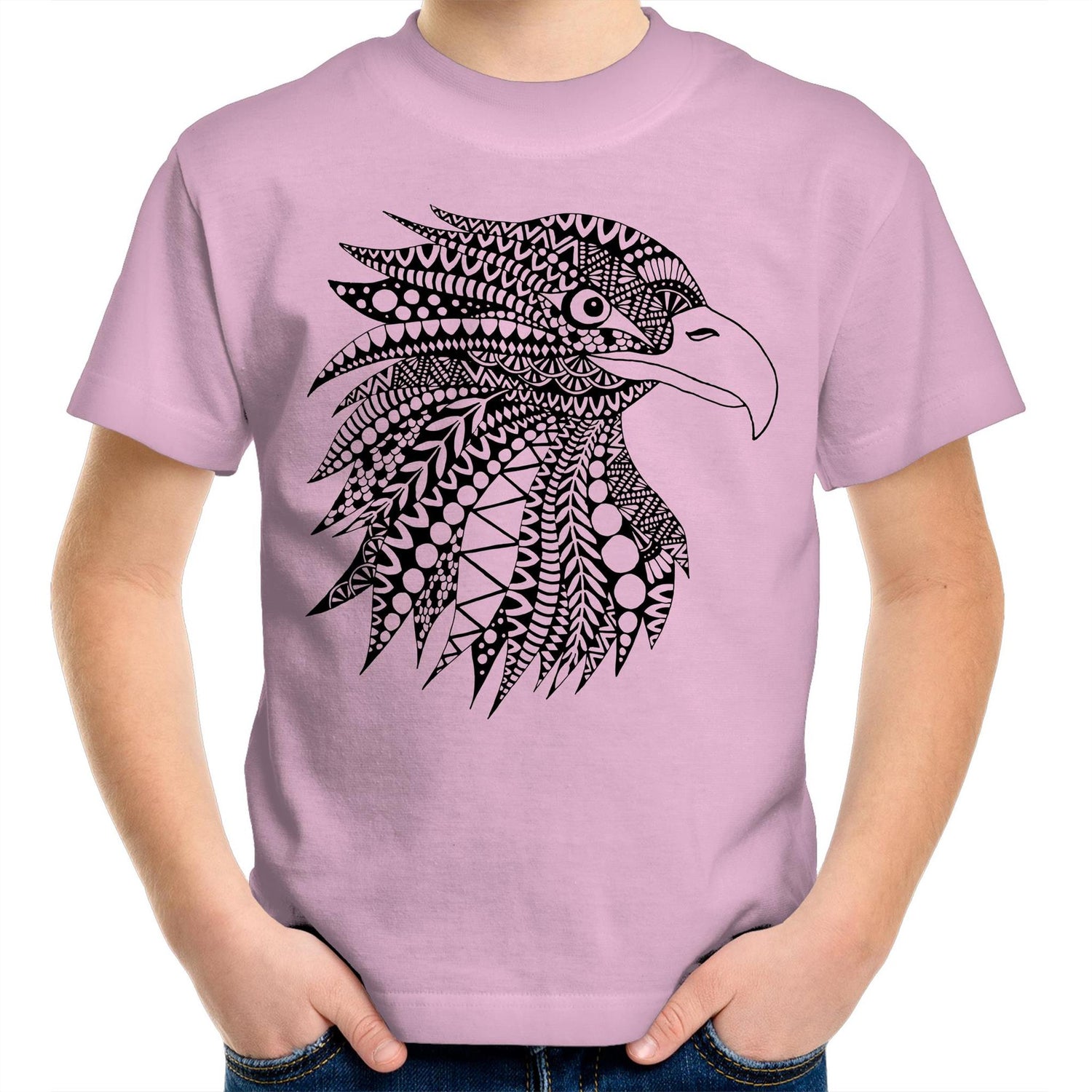 Zen Eagle Kids Youth Crew T-Shirt