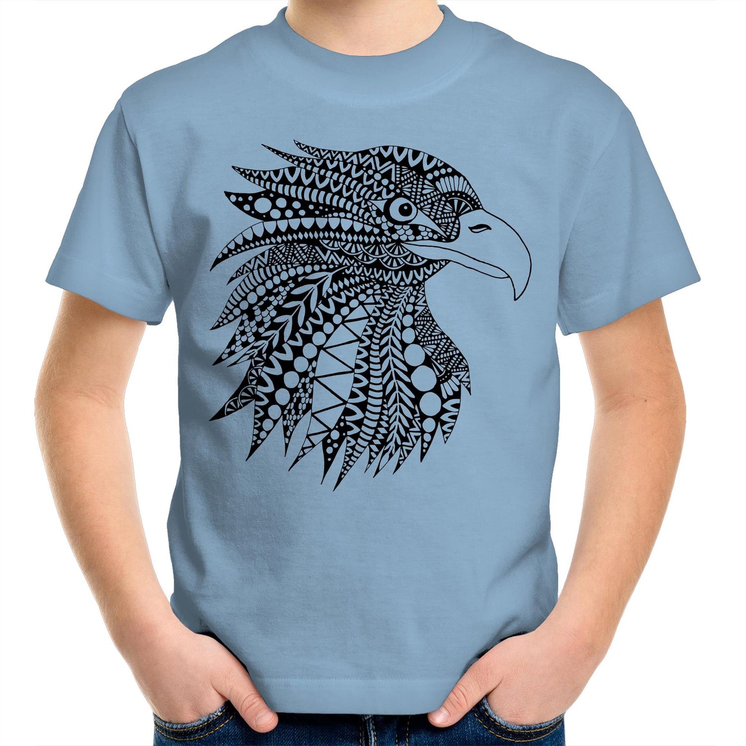 Zen Eagle Kids Youth Crew T-Shirt