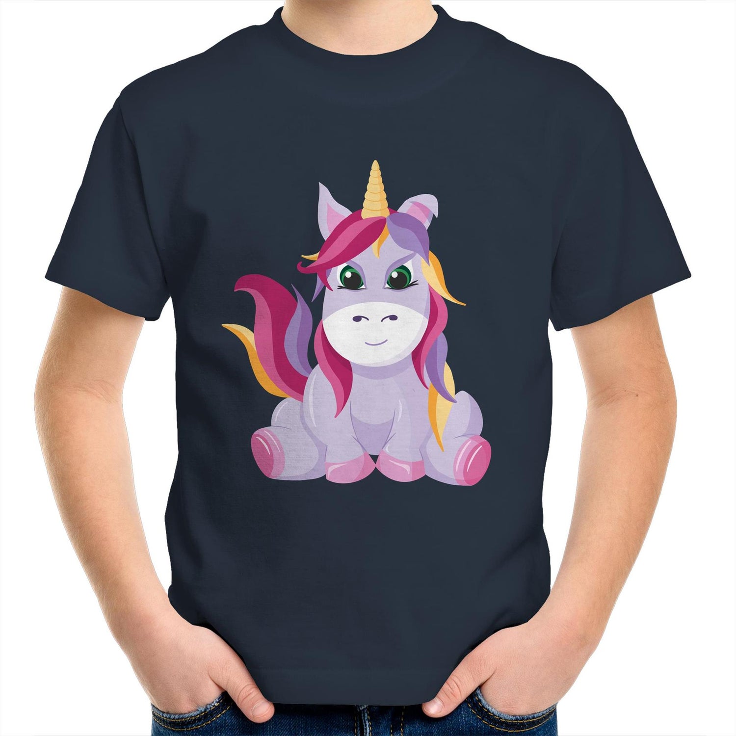 Unicorn Kids Youth Crew T-Shirt