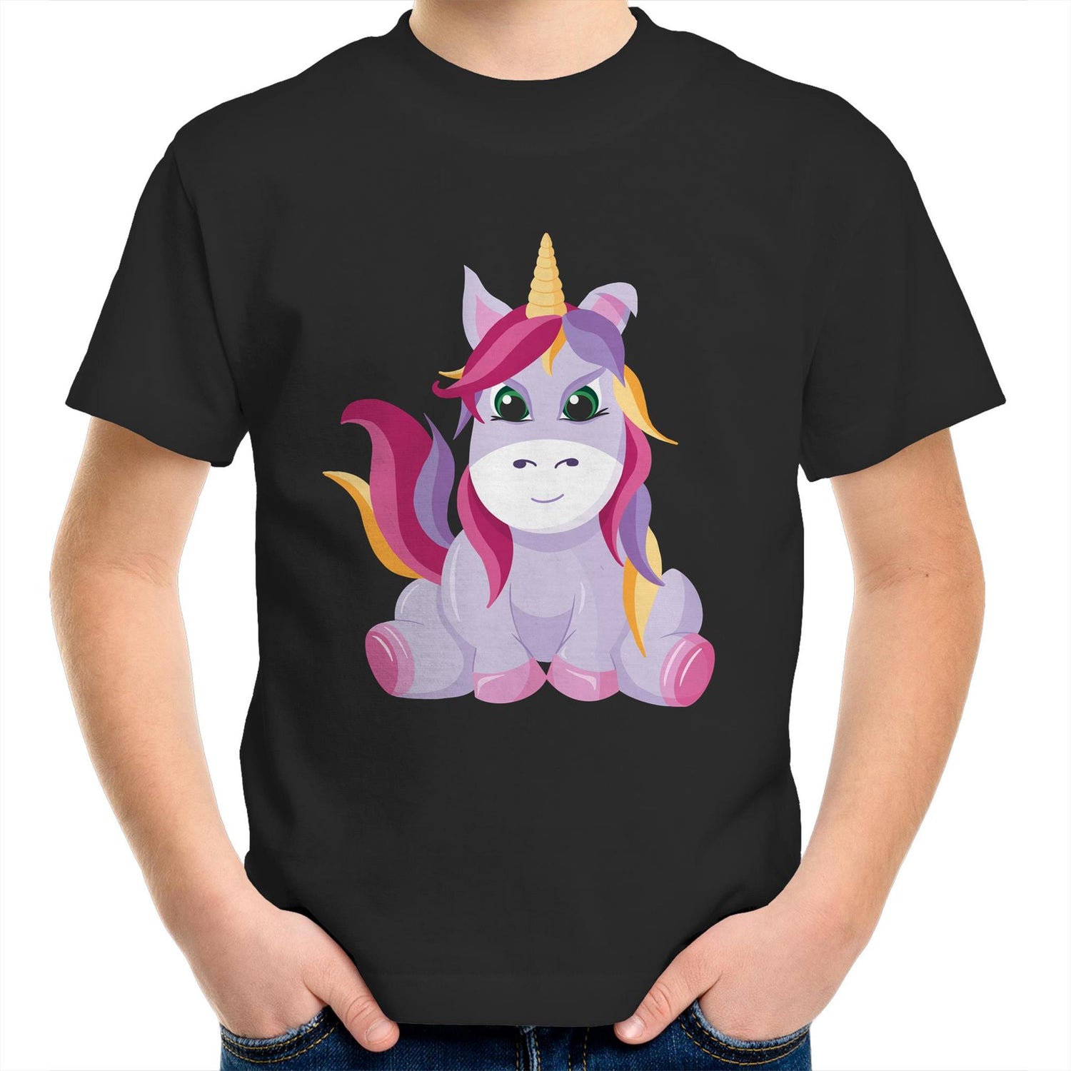 Unicorn Kids Youth Crew T-Shirt