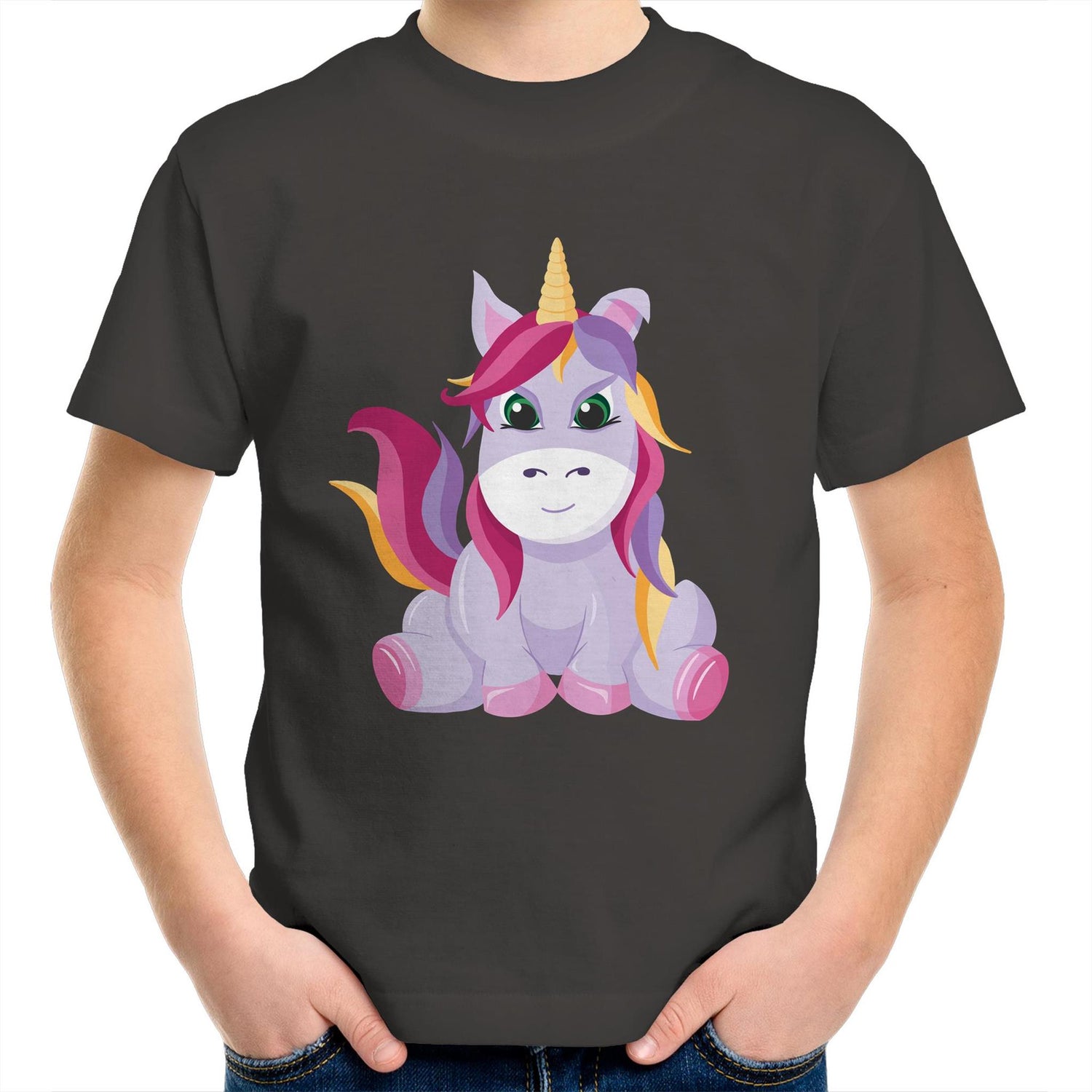 Unicorn Kids Youth Crew T-Shirt