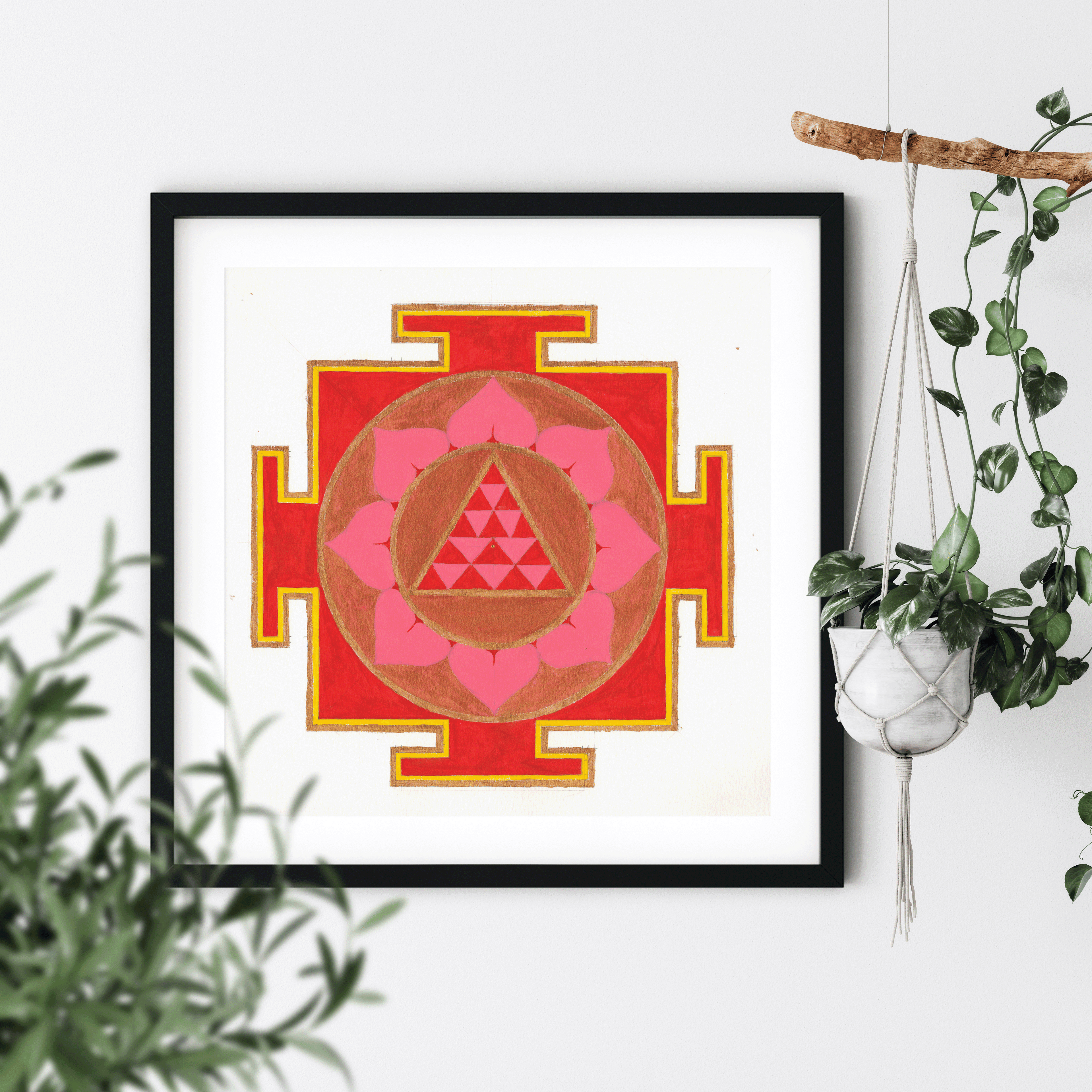 Painting the Mars Yantra: A Journey into Strength, Courage, and Determination