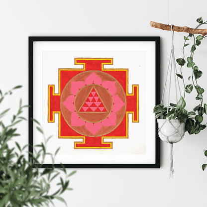 Painting the Mars Yantra: A Journey into Strength, Courage, and Determination