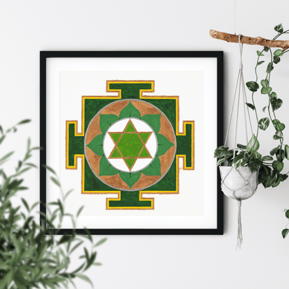 Painting the Mercury Yantra: A Journey into Communication, Intelligence, and Creativity