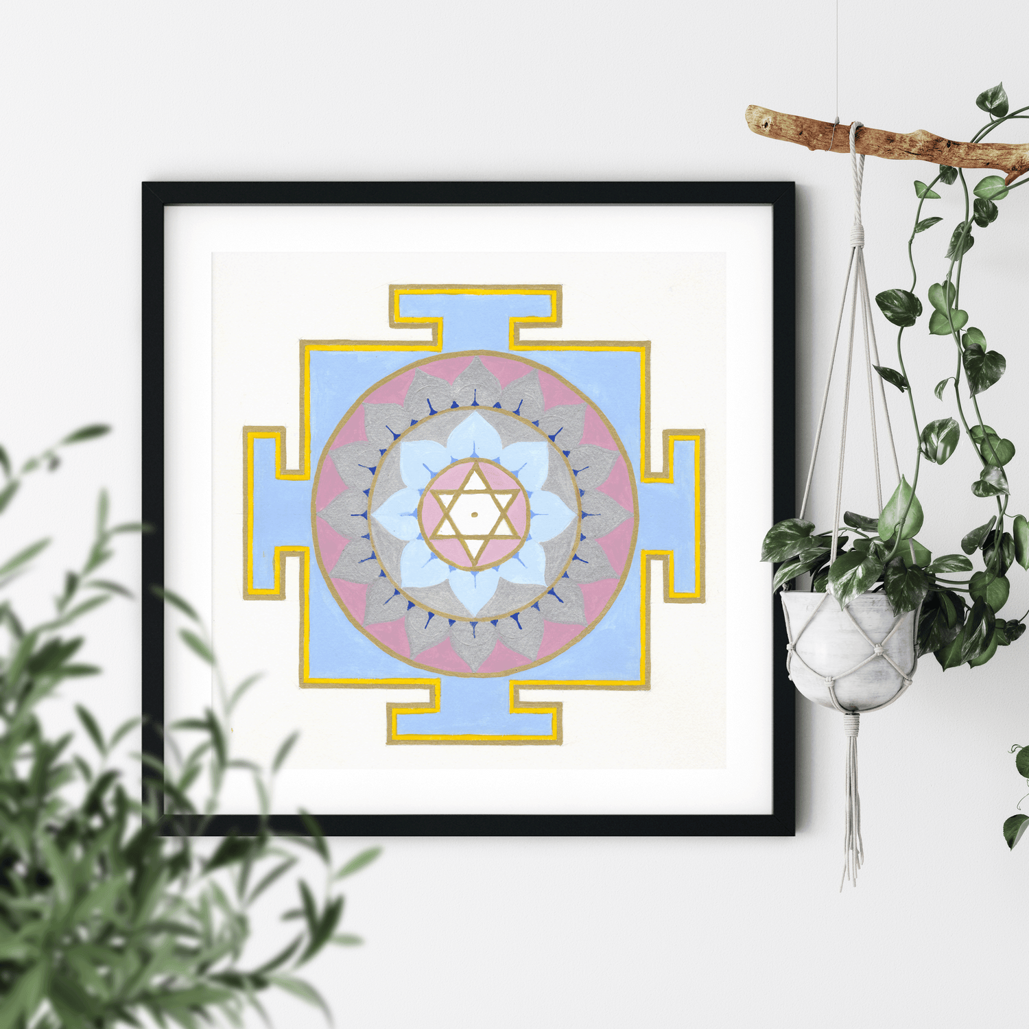 Painting the Moon Yantra: A Journey into Intuition and Emotional Balance