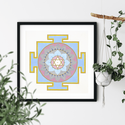 Painting the Moon Yantra: A Journey into Intuition and Emotional Balance