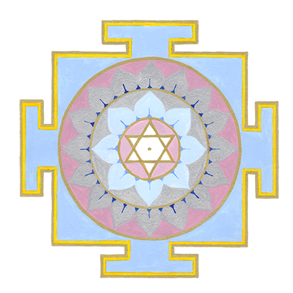 Painting the Moon Yantra: A Journey into Intuition and Emotional Balance