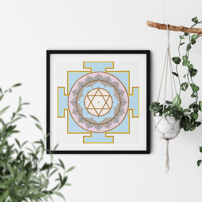 Painting the Moon Yantra: A Journey into Intuition and Emotional Balance