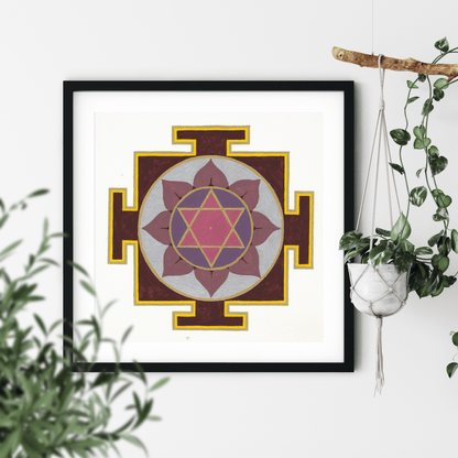 Painting the Rahu Yantra: A Journey into Transformation, Ambition, and Mystical Power