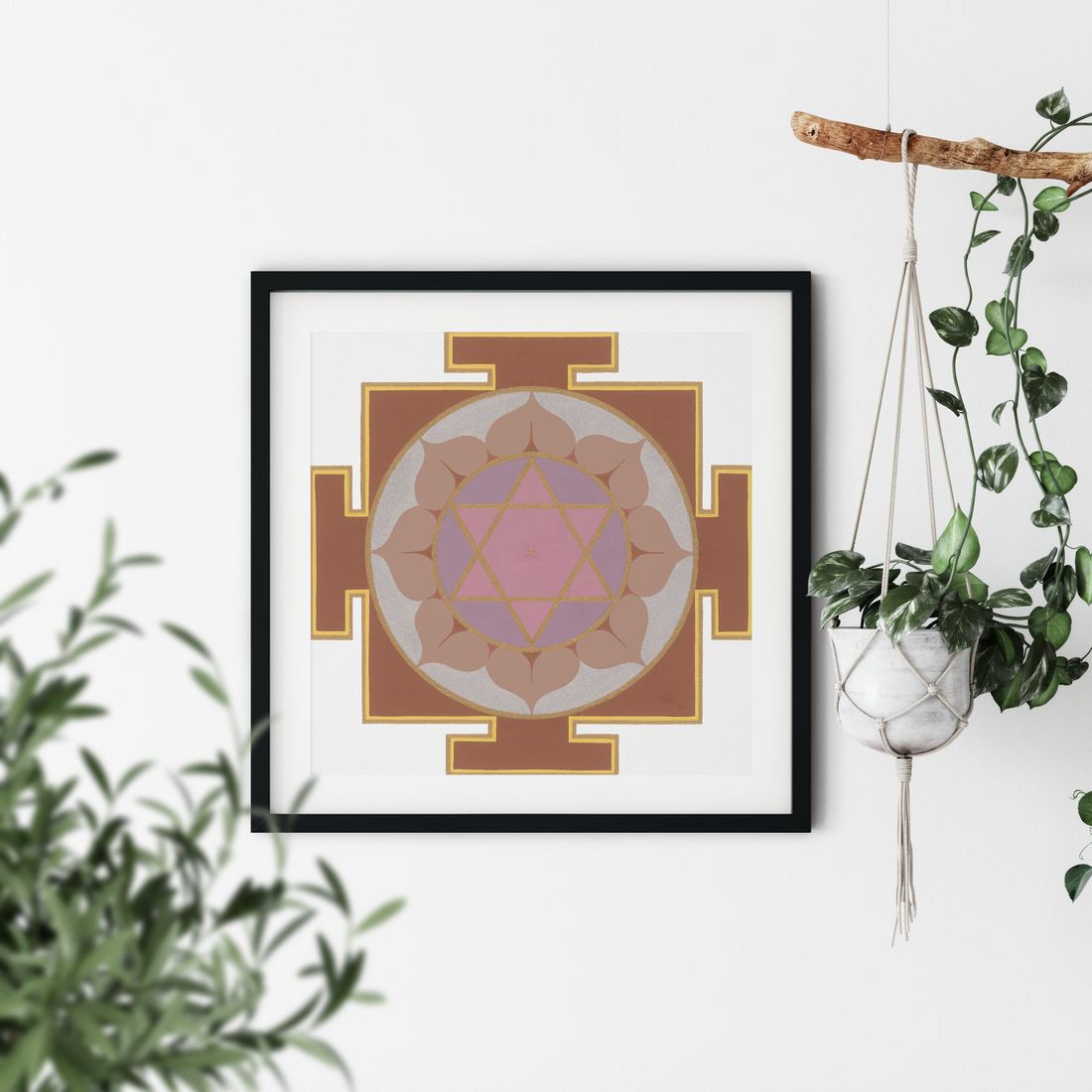 Painting the Rahu Yantra: A Journey into Transformation, Ambition, and Mystical Power