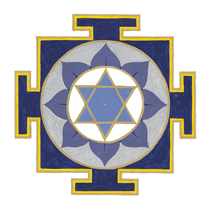 Painting the Saturn Yantra: A Journey into Discipline, Patience, and Inner Strength