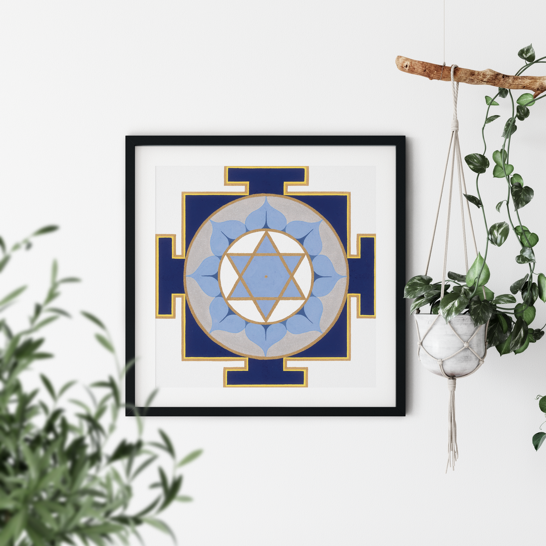 Painting the Saturn Yantra: A Journey into Discipline, Patience, and Inner Strength
