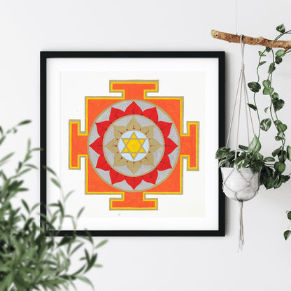 Painting the Sun Yantra: A Journey into Inner Power and Vitality