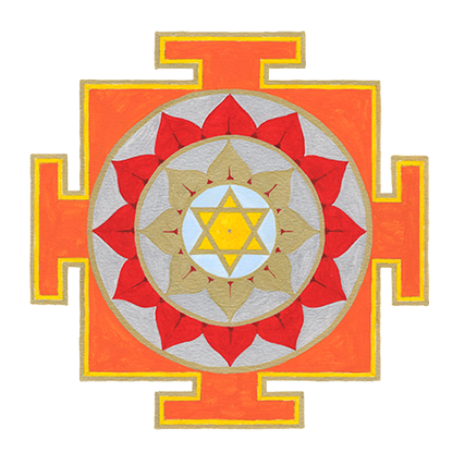 Painting the Sun Yantra: A Journey into Inner Power and Vitality