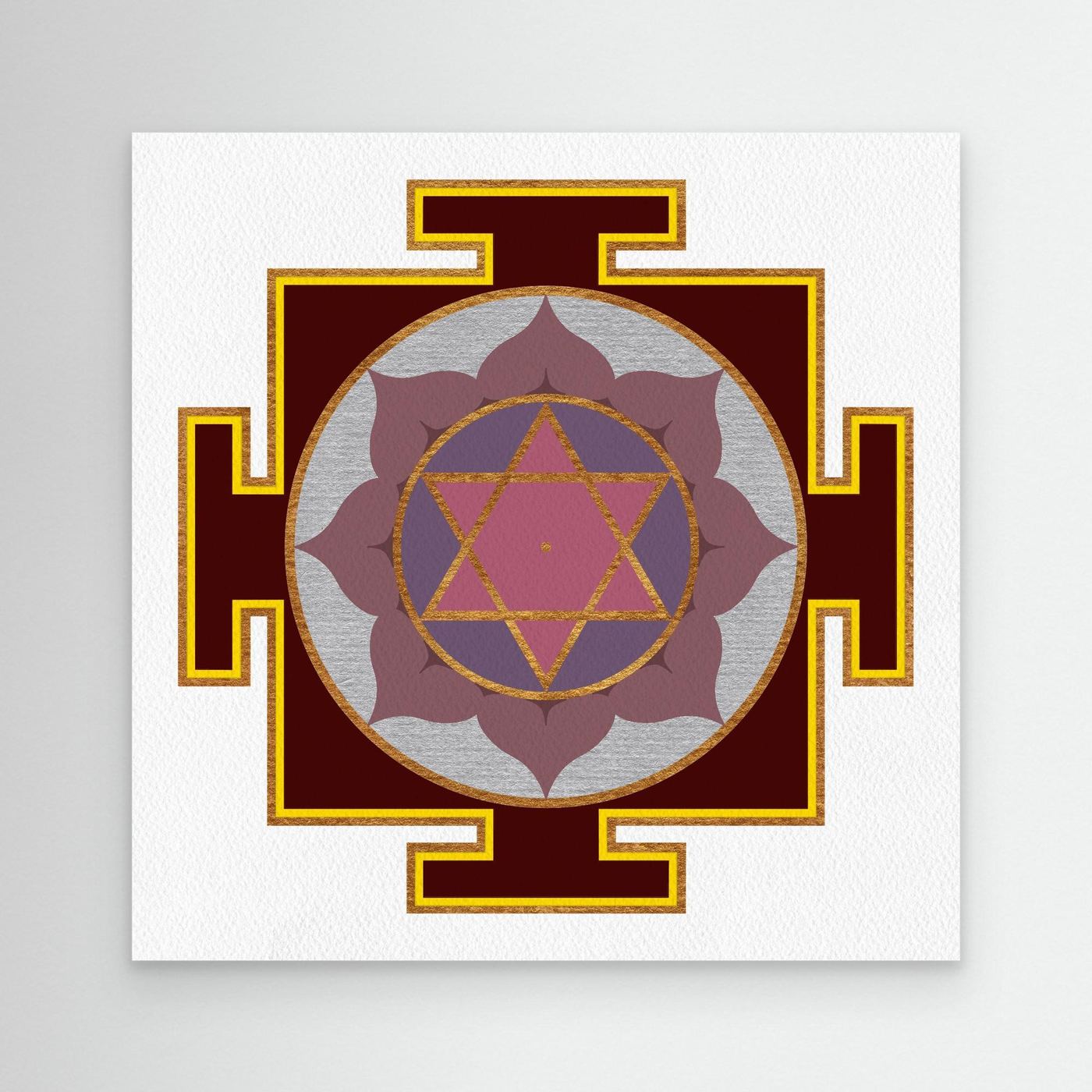 “Rahu Yantra” Canvas Print