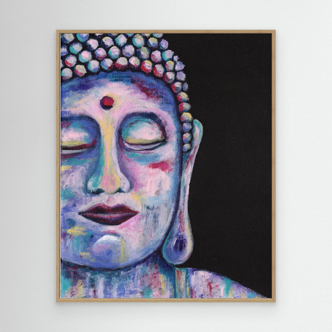 “Contemplative Buddha” Canvas Print