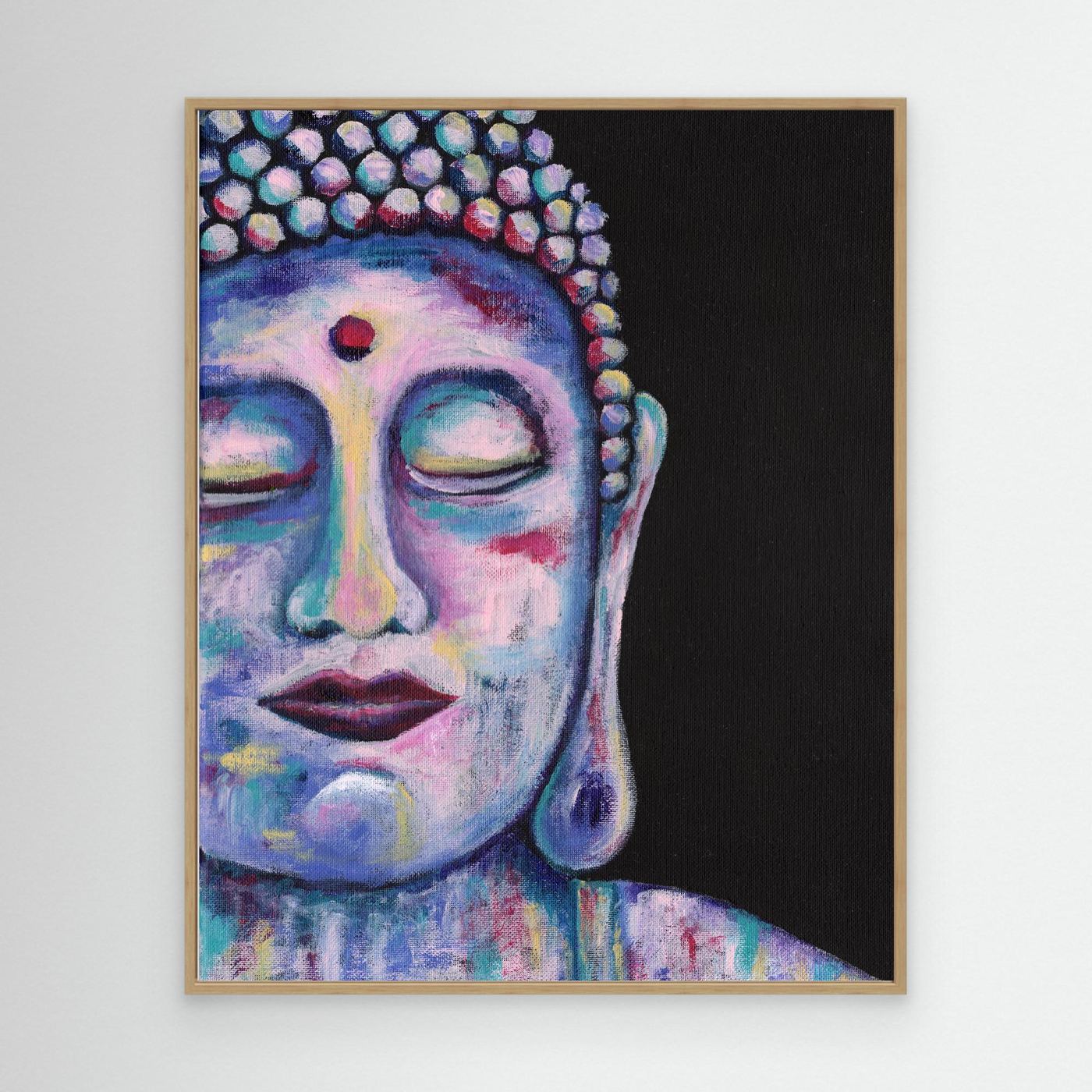 “Contemplative Buddha” Canvas Print