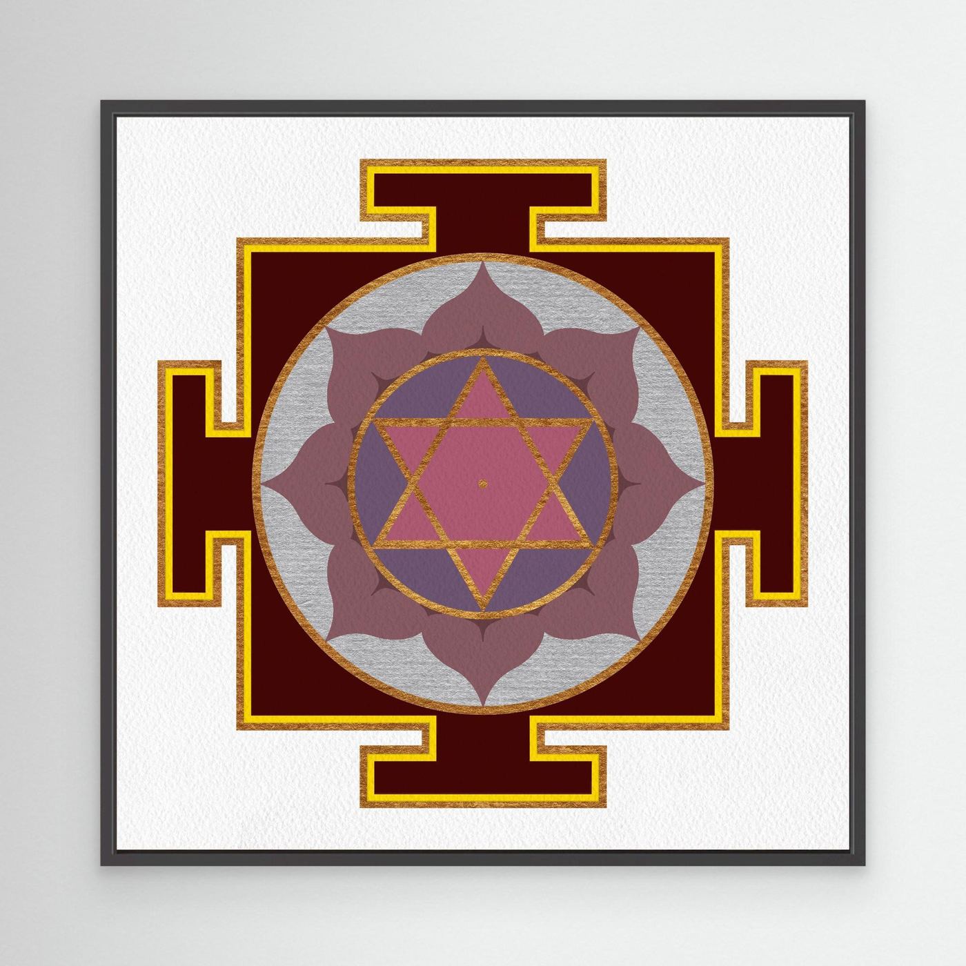 “Rahu Yantra” Canvas Print