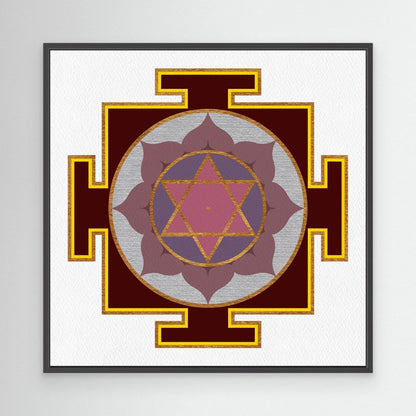 “Rahu Yantra” Canvas Print