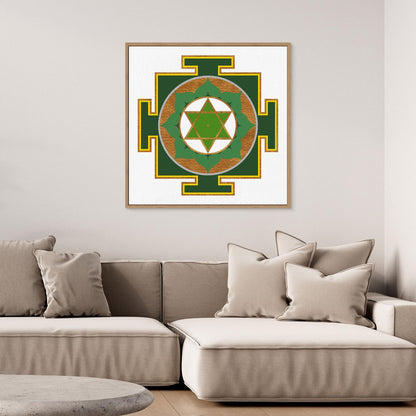 “Mercury Yantra” Canvas Print