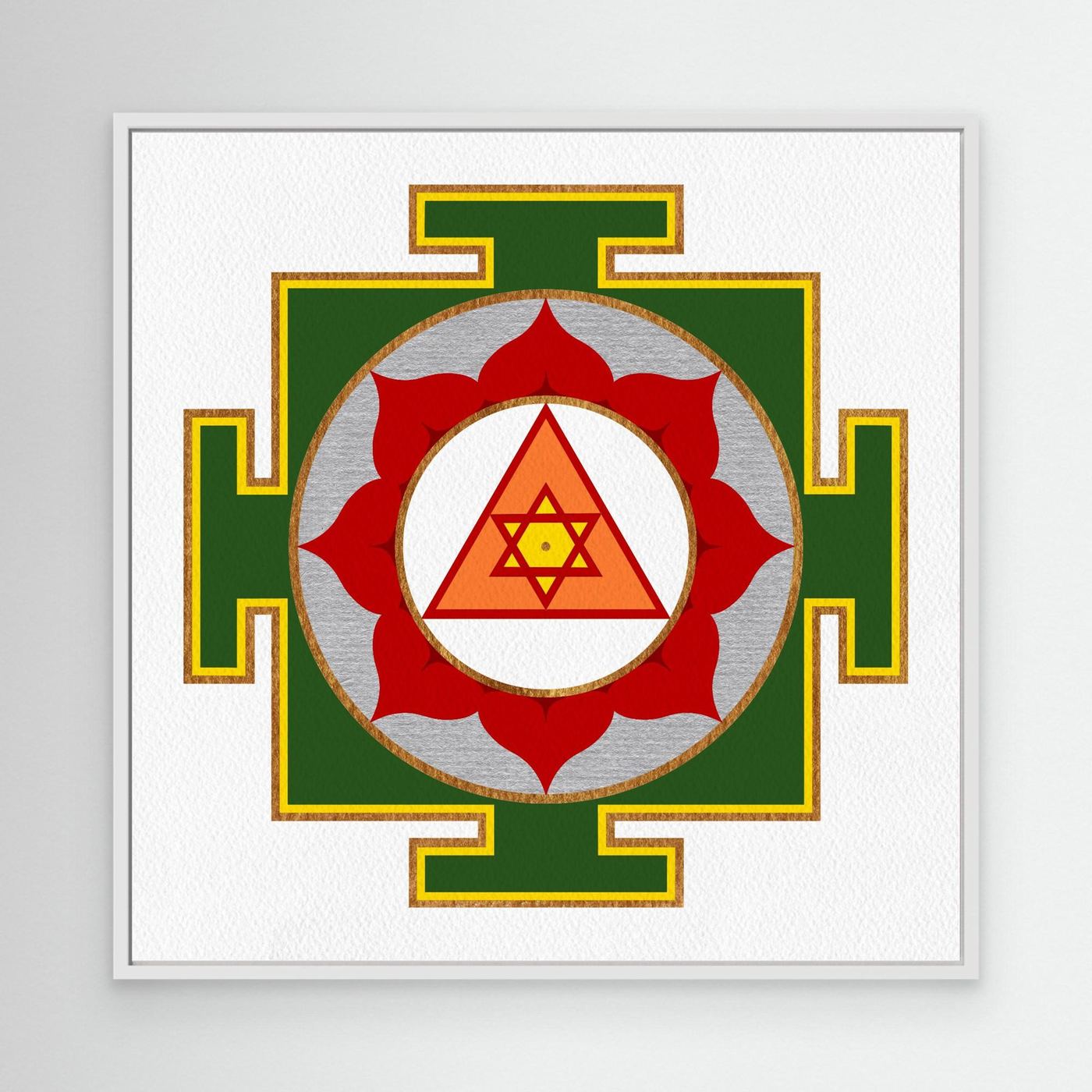 “Ganesha Yantra” Canvas Print