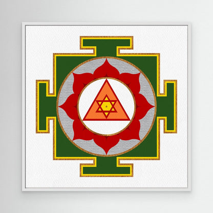 “Ganesha Yantra” Canvas Print