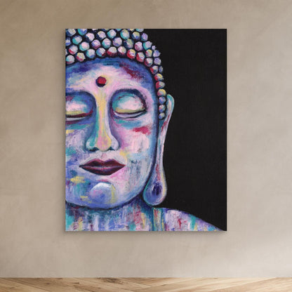 “Contemplative Buddha” Canvas Print
