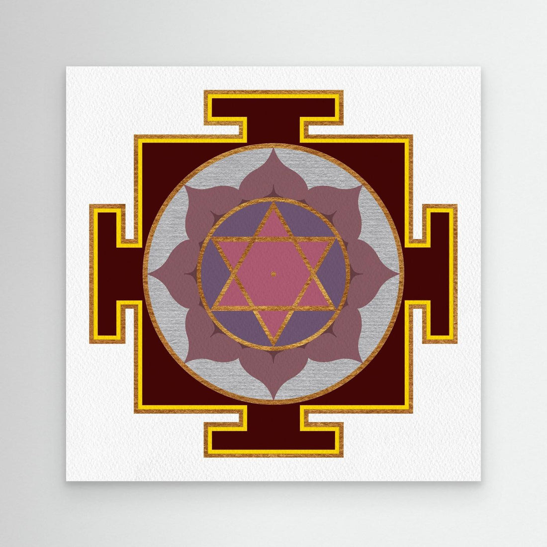 “Rahu Yantra” Canvas Print