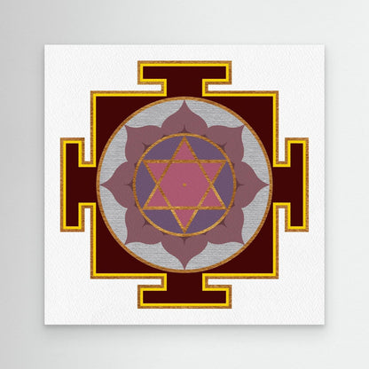 “Rahu Yantra” Canvas Print