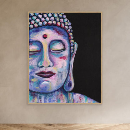 “Contemplative Buddha” Canvas Print