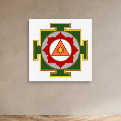 “Ganesha Yantra” Canvas Print