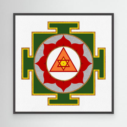 “Ganesha Yantra” Canvas Print