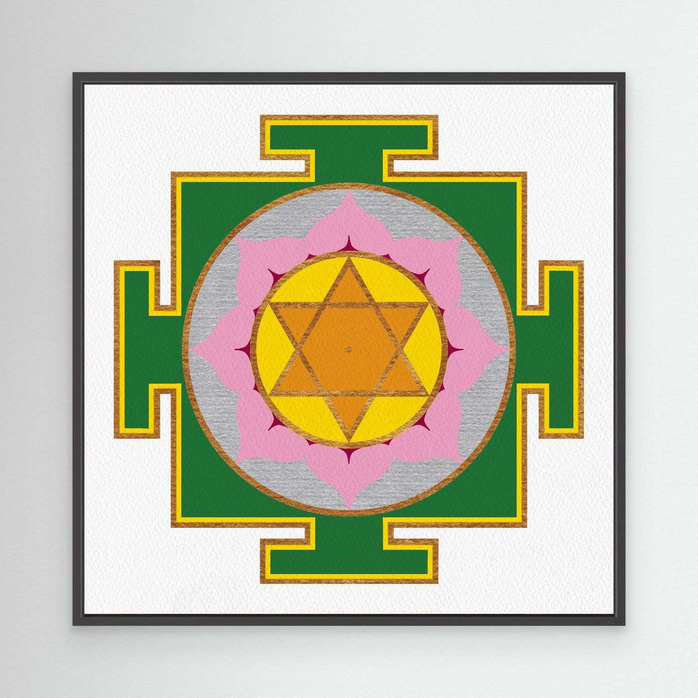 “Lakshmi Yantra” Canvas Print