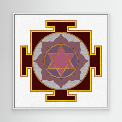 “Rahu Yantra” Canvas Print