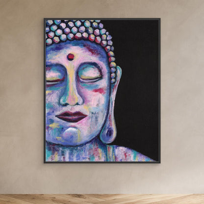 “Contemplative Buddha” Canvas Print
