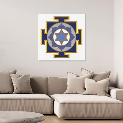 “Saturn Yantra” Canvas Print