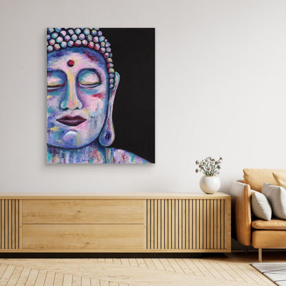 “Contemplative Buddha” Canvas Print