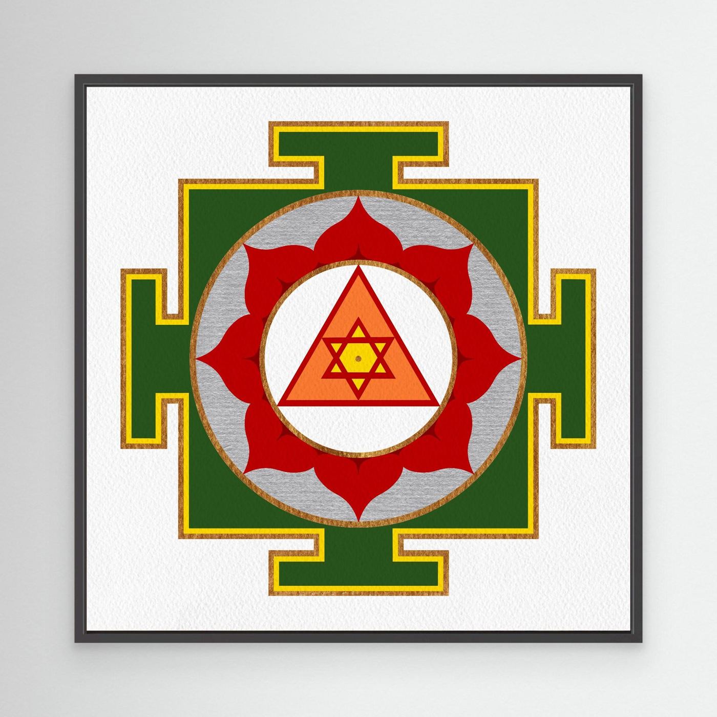“Ganesha Yantra” Canvas Print